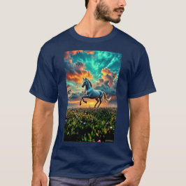 Camiseta Caballo blanco salvaje