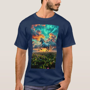 Camiseta Caballo blanco salvaje