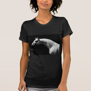 Camiseta Caballo blanco y negro
