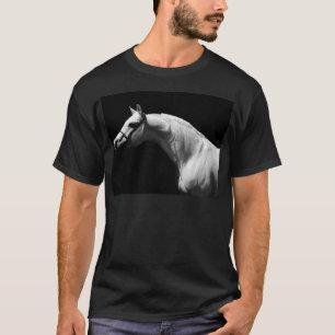 Camiseta Caballo blanco y negro