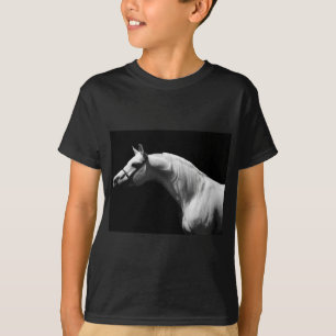Camiseta Caballo blanco y negro
