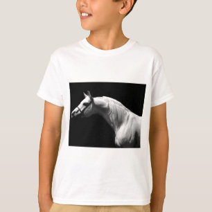Camiseta Caballo blanco y negro