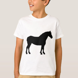 Camiseta Caballo Borrador (negro)