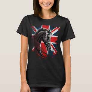 Camiseta Caballo británico en el caballo de Gran Bretaña