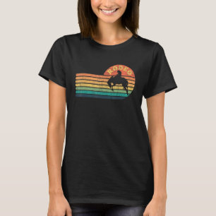 Camiseta Caballo Bronco Rodeo Cabalgata Retro Vintage Sol O
