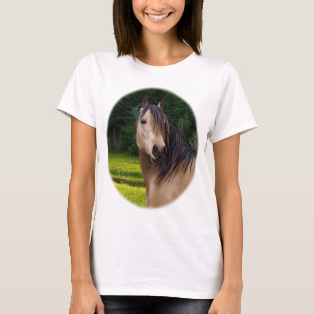 Camiseta Caballo buckskin (Anverso)