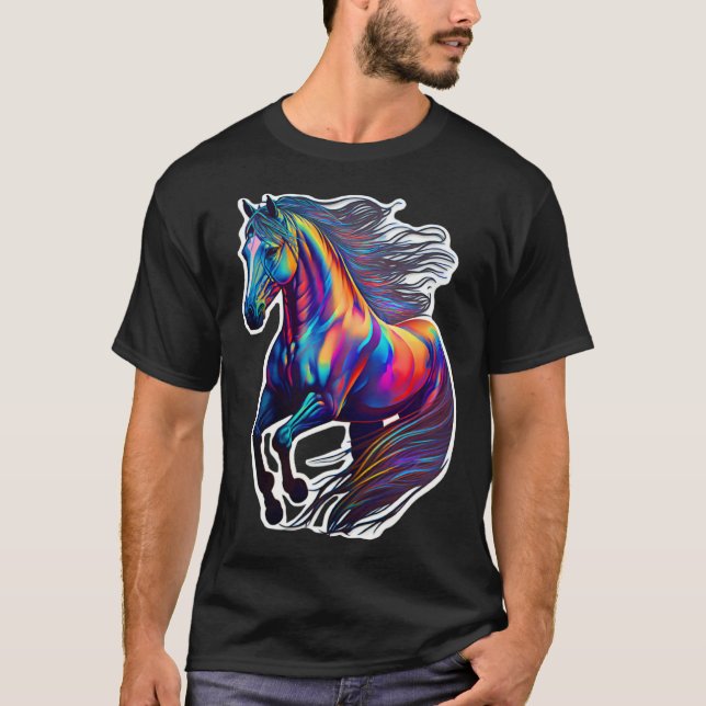 Camiseta Caballo Cabalgata Ecuestre Caballo (Anverso)