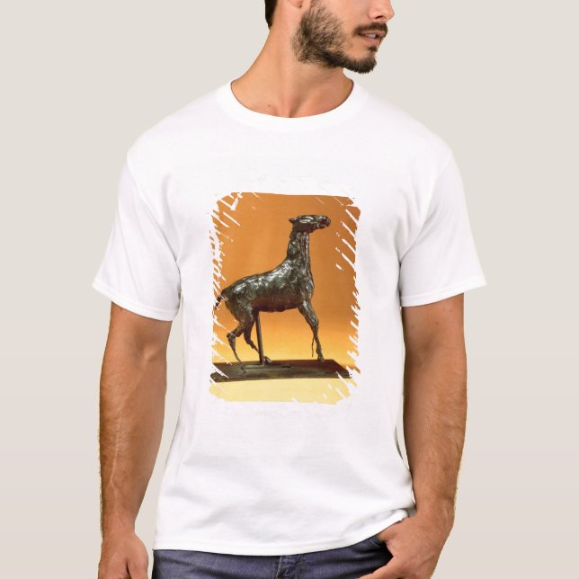 Camiseta Caballo Caracoling (bronce) (Anverso)