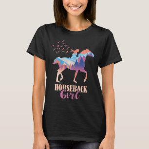 Camiseta Caballo Chica Caballo de Carreras de Caballo