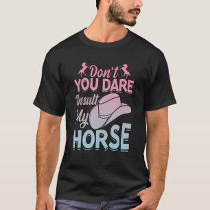 Camiseta Caballo Chica Caballo Riendo Ecuestre 7