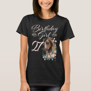 Camiseta Caballo Chica de cumpleaños número 27