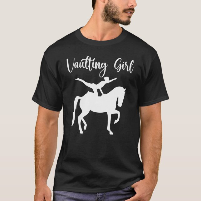 Camiseta Caballo Chica en bóveda 1 (Anverso)