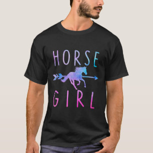 Camiseta Caballo Chica equitación equitación equitación
