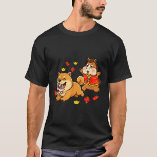 Camiseta Caballo Chino Chow Chow Perro Niños Hombres Mujere