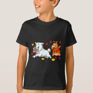 Camiseta Caballo Chino Gran Pirineo Niños Hombres Mujeres F