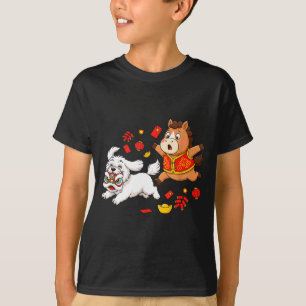 Camiseta Caballo Chino Havanés Divertido Niños Hombres Muje