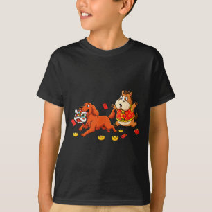 Camiseta Caballo Chino Setter Irlandés Niños Hombres Mujere