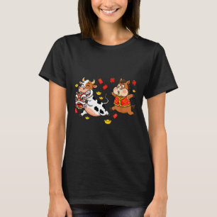 Camiseta Caballo Chino Vaca Divertido Niños Hombres Mujeres