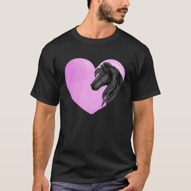 Camiseta Caballo Colorido (Anverso)