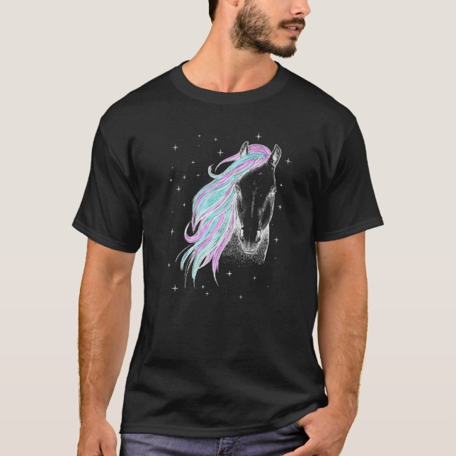 Camiseta Caballo Colorido (Anverso)