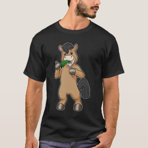 Camiseta Caballo comiendo vegan