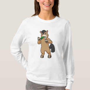 Camiseta Caballo comiendo vegan