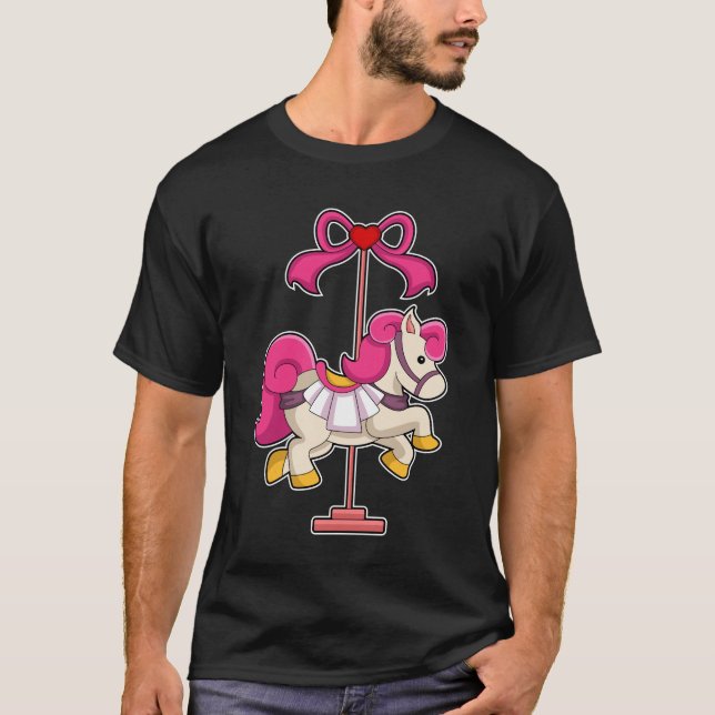 Camiseta Caballo como caballo de carrusel.PNG (Anverso)