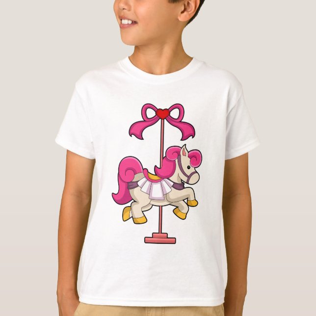 Camiseta Caballo como caballo de carrusel.PNG (Anverso)