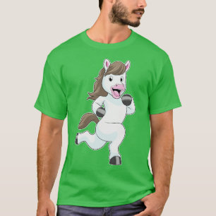 Camiseta Caballo como corredor en carrera