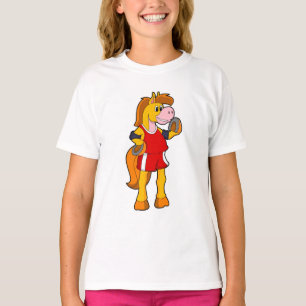 Camiseta Caballo como corredora