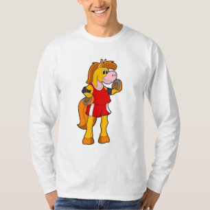 Camiseta Caballo como corredora