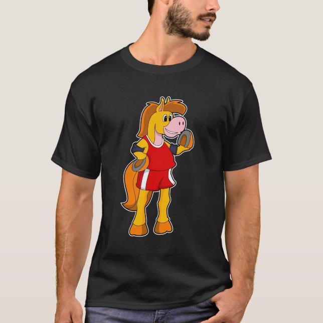 Camiseta Caballo como corredora (Anverso)