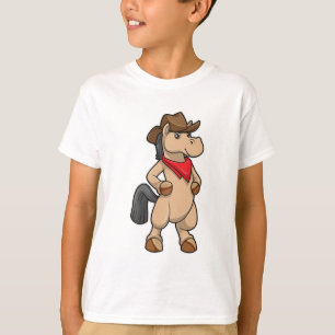 Camiseta Caballo como vaquero