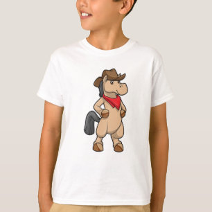 Camiseta Caballo como vaquero