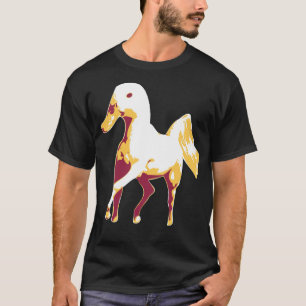Camiseta Caballo con acuarela de pato labrador acuarela pri