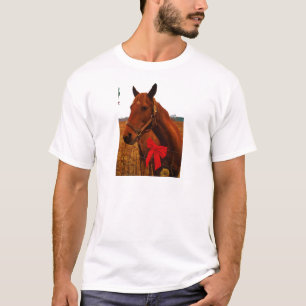 Camiseta Caballo con arco rojo