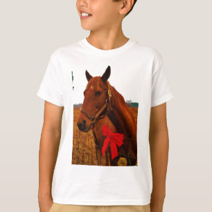 Camiseta Caballo con arco rojo