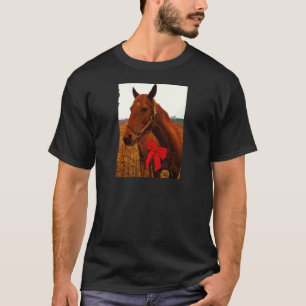 Camiseta Caballo con arco rojo
