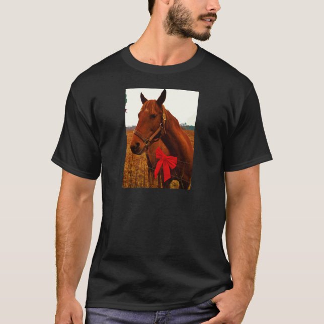 Camiseta Caballo con arco rojo (Anverso)