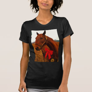Camiseta Caballo con arco rojo