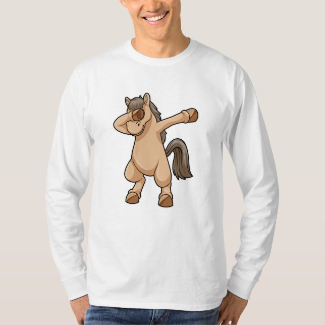 Camiseta Caballo con baile de hip hop (Anverso)