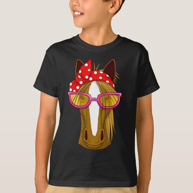 Camiseta Caballo Con Bandana - Caballo (Anverso)