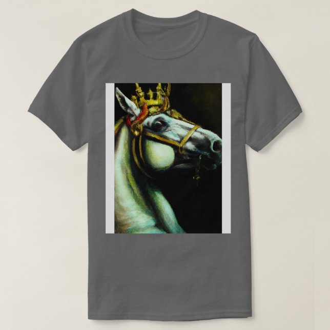 Camiseta Caballo con corona 2 (Diseño del anverso)