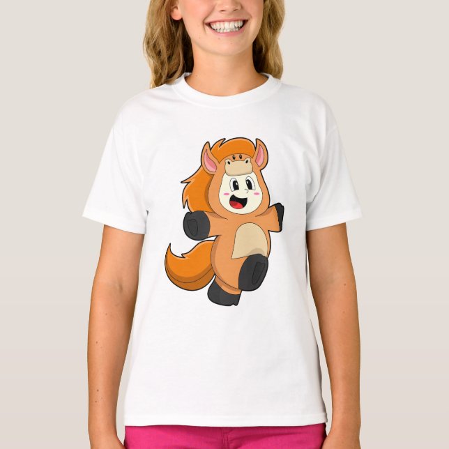 Camiseta Caballo con disfraz (Anverso)