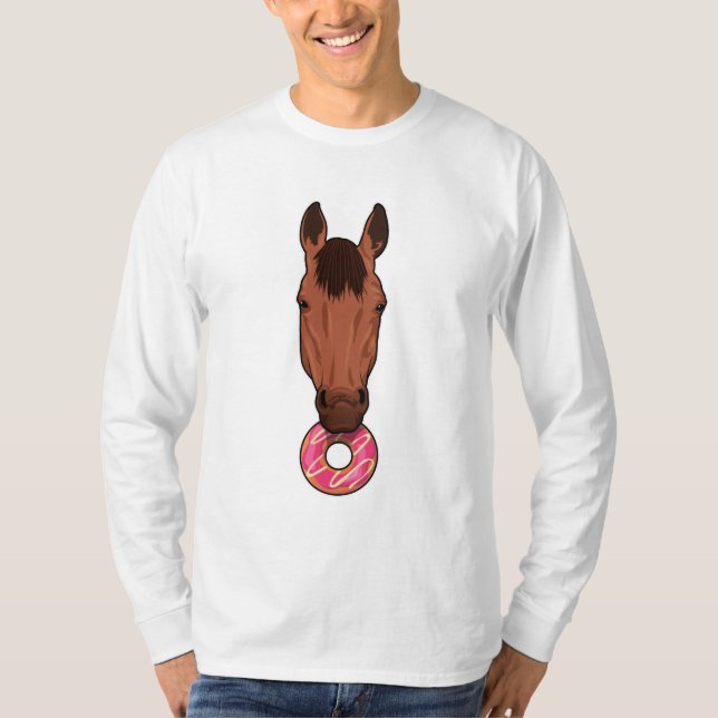 Camiseta Caballo con donut (Anverso)