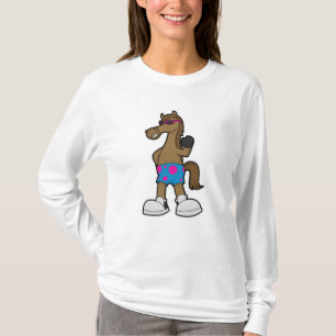 Camiseta Caballo con gafas de sol