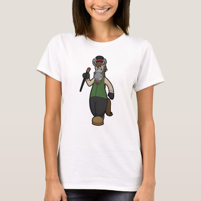 Camiseta Caballo con Gorra y caña (Anverso)