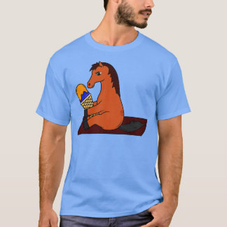 Camiseta Caballo con helado de Waffle 2