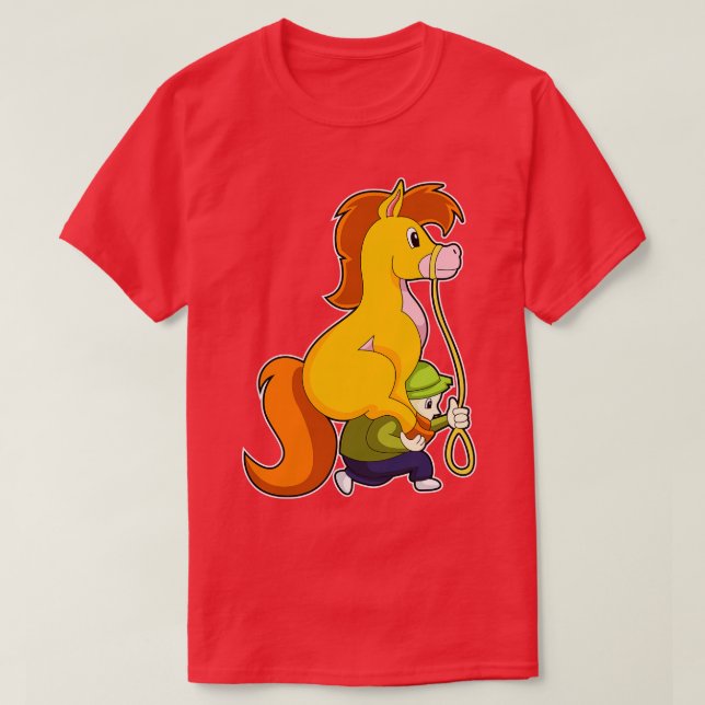 Camiseta Caballo con niño (Diseño del anverso)