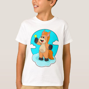 Camiseta Caballo con nubes